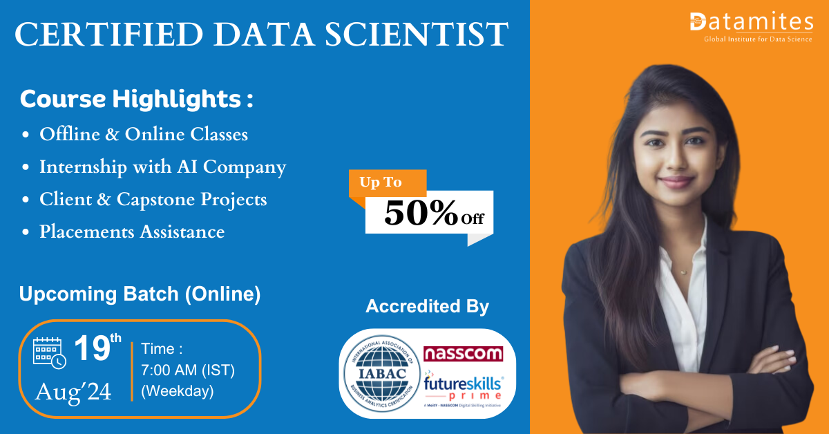 Certified Data Science Online Course in Coimbatore